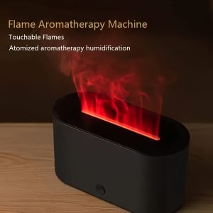 USB-Powered Soundwave technology Flame Humidifier & Aroma Diffuser