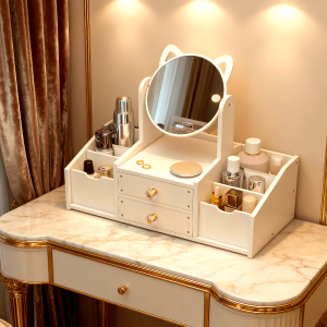 Dressing Table with Cat Ear Mirror